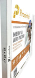 Proairtek AF12121M08SWH Model 12x12x1 Pack of 2 Air Filters, MERV 8; Ideal for Anyone Wanting Clean, Crisp Air in Their Home; It Captures Microsco...