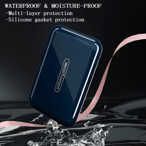 DUBSTAR Travel Pill Organizer Moisture Waterproof Small Pill Box for Pocket Purse 6 Compartments Portable Pill Case Medicine Vitamin Holder Contai...