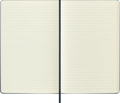 Moleskine Classic Notebook, Hard Cover, Large (5" x 8.25") Ruled/Lined, Sapphire Blue, 240 Pages...