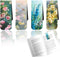 4Pcs Bookmark,Book Lovers Magnetic Bookmarks,Floral Style Bookmarks for Page Markers for Students and Teachers Reading,Book Lovers Gifts (C-Bloomi...