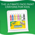 Crayola Face & Body Paint Crayons for Kids and Costumes, Washable Body Paint Markers Pack of 8 Classic Colors...