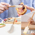 Wooden Handle Spatula Set, 12" & 9" Rubber Spatula Silicone Spatulas for Baking Cooking and Mixing....
