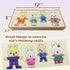 Wooden Bunny Family Dress-up Puzzle Box for Toddlers(72pcs),Change Clothes Puzzle Games, Preschool Learning Activities Toys for Kids Ages 3+...