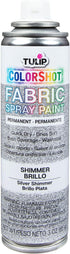 Tulip ColorShot Instant Fabric Color 3oz. Silver Shimmer...
