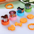24 pcs Vegetable Cutter Shapes Sets Cookie Cutters Fruit Stamps Mold with 20 pcs Food Picks and Forks for Kids...