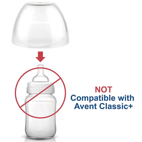 Maymom Dome Caps Compatible with Avent Natural PP Bottles or Natural Glass Bottles; Not for Classic Dome; Not Original Avent Replacement Parts...