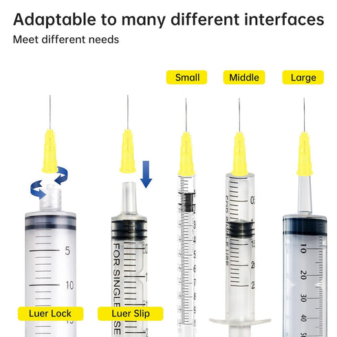 100 Pack Lab Tools 30Ga 0.5Inch (Individually Wrapped)16Ga,18Ga, 21Ga, 22Ga, 23Ga, 27Ga, Luer Lock, Industrial Dispensing Accessories...