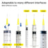 100 Pack Lab Tools 30Ga 0.5Inch (Individually Wrapped)16Ga,18Ga, 21Ga, 22Ga, 23Ga, 27Ga, Luer Lock, Industrial Dispensing Accessories...
