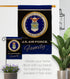 Air Force Proudly Family Burlap Garden Flag - Armed Forces USAF United State American Military Veteran Retire Official - House Decoration Banner Y...