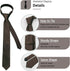Mantieqingway Ties For Men 2.95" Classic Dot Satin Neckties Casual Business Mens Tie for Daily Dress, College, Party...