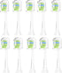 Replacement Toothbrush Heads Compatible with Philips Sonicare Electric Toothbrush, White, 10 Pack Refills....