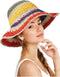 Sun Hat Womens Summer Packable Bucket Hats Boho Beach Straw for Women UV Protection Cute Foldable Cap for Ladies Girls...