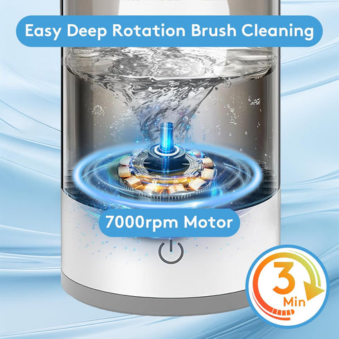 Electric Makeup Brush Cleaner, 2024 New Automatic Spinning Makeup Brush Cleaner, Cosmetic Brush Cleaner For All Size Makeup Brushes, Makeup Brush ...