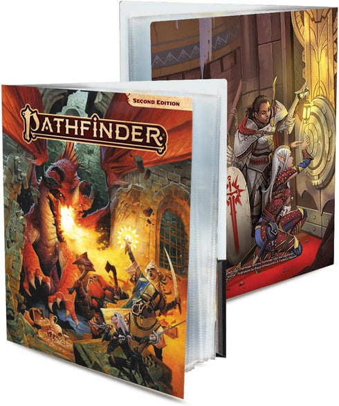 Pathfinder Role Playing Game Second Edition Red Dragon Character Folio to Hold 12 Character Sheets...