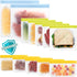 SPLF 12 Pack Dishwasher Safe Reusable Bags Silicone, Leakproof Reusable Freezer Bags, BPA Free Reusable Storage Bags for Lunch Marinate Food Trave...