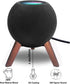 Real Wood Stand for Homepod Mini Wooden Tripod with Metal Frame for Home pod Mini Speaker Mounts Holders Black Walnut...