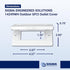 SIGMA ENGINEERED SOLUTIONS 14249WH Weatherproof Outdoor GFCI Outlet Cover, White, Metal, 1-Gang, Horizontal...