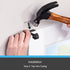 Kenney Fast Fit 5/8" No Measure Curtain Rod Brackets, Matte Black...