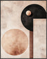 Posterizer 1 pcs-minimalist, geometric design-gold and black 2-Abstract & Modern Art-Gift for Men Women Teens-Chic Home Decor- unframed wall art...