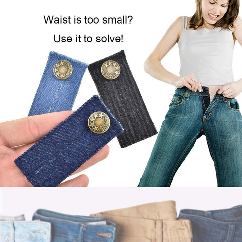 6 Pack Waist Extenders, Premium Button Extender for Pants, Pants Extender for Maternity, Adjustable Buttons Extender for Men and Women, Waistband ...