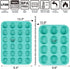 CAKETIME Silicone Muffin Pan Cupcake Pan Set - Mini 24 Cups and Regular 12 Cups Muffin Tin, Nonstick Food Grade Molds with 12 Baking Cups...