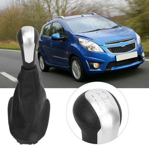 EVGATSAUTO Manual Gear Shift Knob, Car Shifter Lever Knobs Smooth Surface Comfortable Gear Stick Shift Knob Replacement for Spark 2011 2012 2013 2...