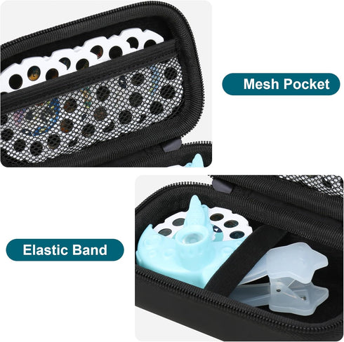 Canboc Carrying Case Compatible with Moonlite Mini Projector, Storybook Projector Storage Bag, Mesh Pocket fit Story Reels, Back (Case Only)...