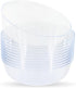 Blue Sky Edge Clear Bowls - 16 oz (10 Count) Disposable Round Plastic Bowls for Parties, Events & Special Occasions...