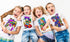 Splat Planet Colour-in Unicorn T-Shirt with 10 Non-Toxic Washable Magic Pens - Colour Your Own, Colour-in and Wash Out T-Shirt, Reusable Colouring...