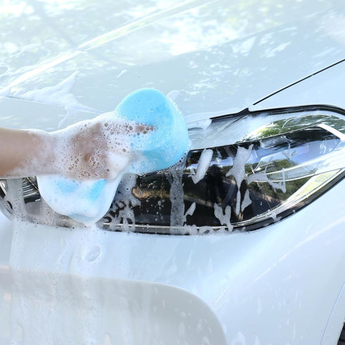 Car Wash Sponges,5 Pack Extra Thick Large Colorful Cleaning Sponge Multi-Purpose for Bathroom Kitchen Bike Boat (Random 5-Color Mix)...