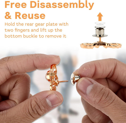 8 Sets Flower Jean Buttons, Jeans Waist Tightener No Sew Button Pins Adjustable Decorative Waist Buckles Detachable Jean Clips for Loose Jeans Pan...