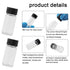 50 pcs Clear Glass Vials Empty Vials 5 ml Bottles Liquid Sampling Sample Glass Bottles Screwcap...