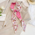 4 Pack Purse Scarf for Bags Silk Head Scarf for Hair Handbag Women Scarfs Band Hair Neck Scarves Fashion Gifts,04...