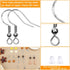 Thrilez Hypoallergenic Earring Hooks, 600Pcs Earring Making Kit with Hypoallergenic Earring Hooks, Jump Rings and Clear Rubber Earring Backs for D...