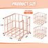 2 Pcs Post Note Holder Rose Gold Sticky Note Holder Cute Memo Note Cube Holder Dispenser Office Notepad Holder for Desk Organizer Mesh Memo Holder...