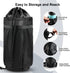 Caudblor Bike Water Bottle Holder Bag for Kid Adult, Insulated Bicycle Coffee Cup Holders with Phone Storage, Black Handlebar Drink/Beverage Conta...
