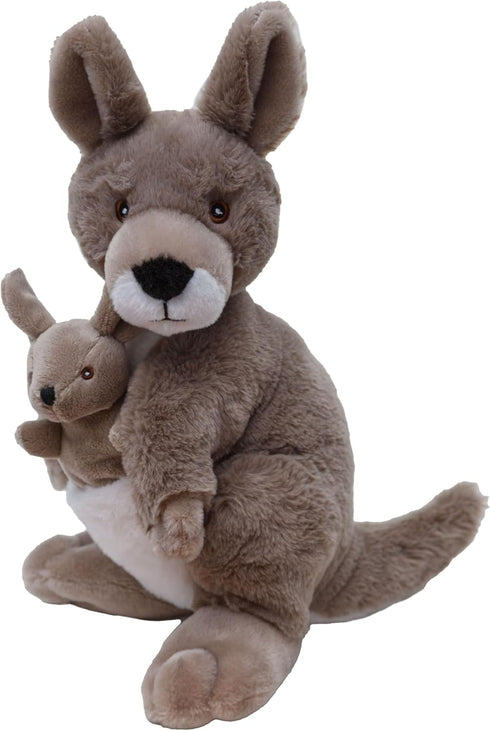 Wild Republic Ecokins, Kangaroo, Stuffed Animal, 12 inches, Gift for Kids, Plush Toy, Made from Spun Recycled Water Bottles, Eco Friendly, Child’s...