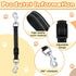 5 Pcs Safety Dog Collar Clips Prong Collar Backup Clips Adjustable Reflective Nylon Dog Collar Harness Connector Metal Double Ended Backup Clasp f...