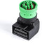 Right Angle J1939 Male to OBD2 Female Adapter...