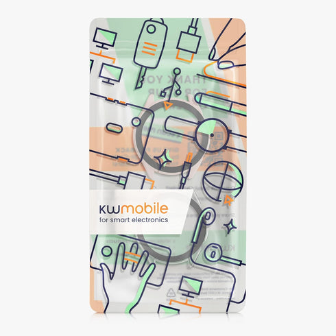 kwmobile Cover Comaptible with Huami Amazfit GTR 3 / GTR 3 Pro Covers - 2X Tempered Glass with Plastic Frame - Dusty Pink/Transparent...