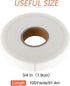 Iron-on Hemming Tape Fabric Fusing Tape Fusible Bonding Web Adhesive Tape for Bonding Clothes Jeans Pants Collars, 100 Yards (3/4 in)...