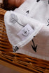 Muslin Swaddle Blanket, 2 Pack Unisex Wrap Soft Silky Gender Neutral Recieving Blanket for Boys and Girls, Large size 47 x 47 Inches, set of 2 Bla...