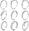QWALIT Toe Rings for Women Gold Toe Ring Gold Ankets for Women Silver Toe Ring Stainless Steel Waterproof Trendy Anklet no Tarnish...