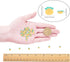 LiQunSweet 3500 Pcs Fake Pineapple Fruit Shape Slice Decoden Nohole Charms Handmade Polymer Clay Cabochons for Decorations DIY Cake Dessert Phone ...