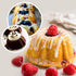 Mini Budtcake Pan, Air Fryer Cake Pan Egg Mold 4 Inch Nonstick Fluted Lava Cake Pans Mini Chocoflan Mold Flan Mold Individual Baking Cups Pumpkin ...