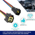 4 Pin Waterproof Connector,Waterproof Electrical Car Auto Wire Connector,16AWG Male Female Quick Disconnect Wire Connectors for Car Truck Motorcyc...