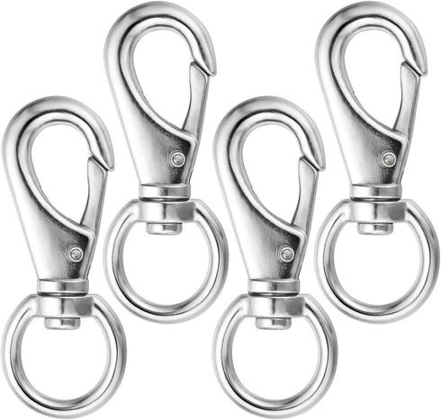 Swivel Snap Hook Heavy Duty Dog Leash Clips Dog Leash Clasp Leash Hooks Swivel Clip 4 Pcs...