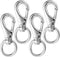 Swivel Snap Hook Heavy Duty Dog Leash Clips Dog Leash Clasp Leash Hooks Swivel Clip 4 Pcs...