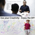 Whiteboard Wallpaper Peel and Stick Dry Erase Contact Paper Large 17.7×78.7'' White Board Paper for Wall Classroom Office Home Self Adhesive Dry E...