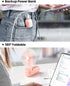 Mini Handheld Fan, 2 in 1 Hand Fan, USB C Rechargeable Fan, Portable Small Pocket Fan, Power Bank 2000mAh Battery for Women Travel/Summer/Outdoor ...
